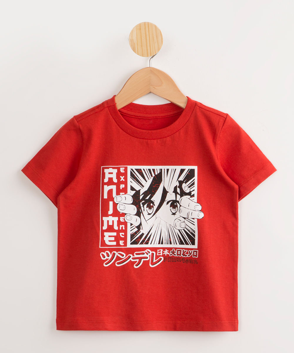 C&A camiseta infantil de algodão luffy one piece manga curta preta 