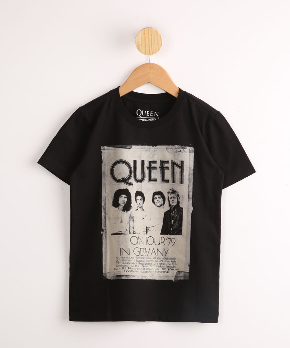 camiseta infantil queen