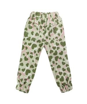 Calça Look Jeans Jogger Camuflado verde