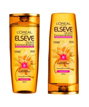 Kit Shampoo + Condicionador L'Oréal Paris Elseve Óleo Extraordinário Nutrição