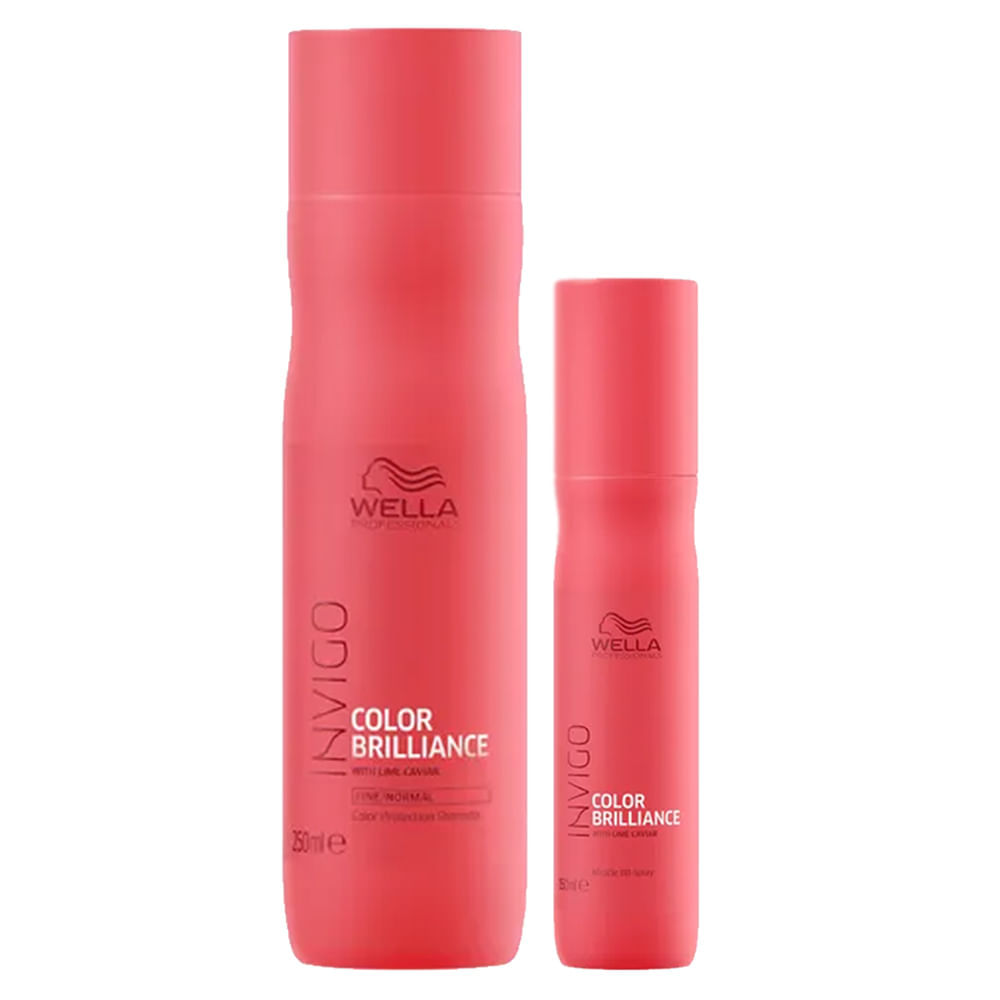 Kit Invigo Color Brilliance Wella - Shampoo + Leave-in