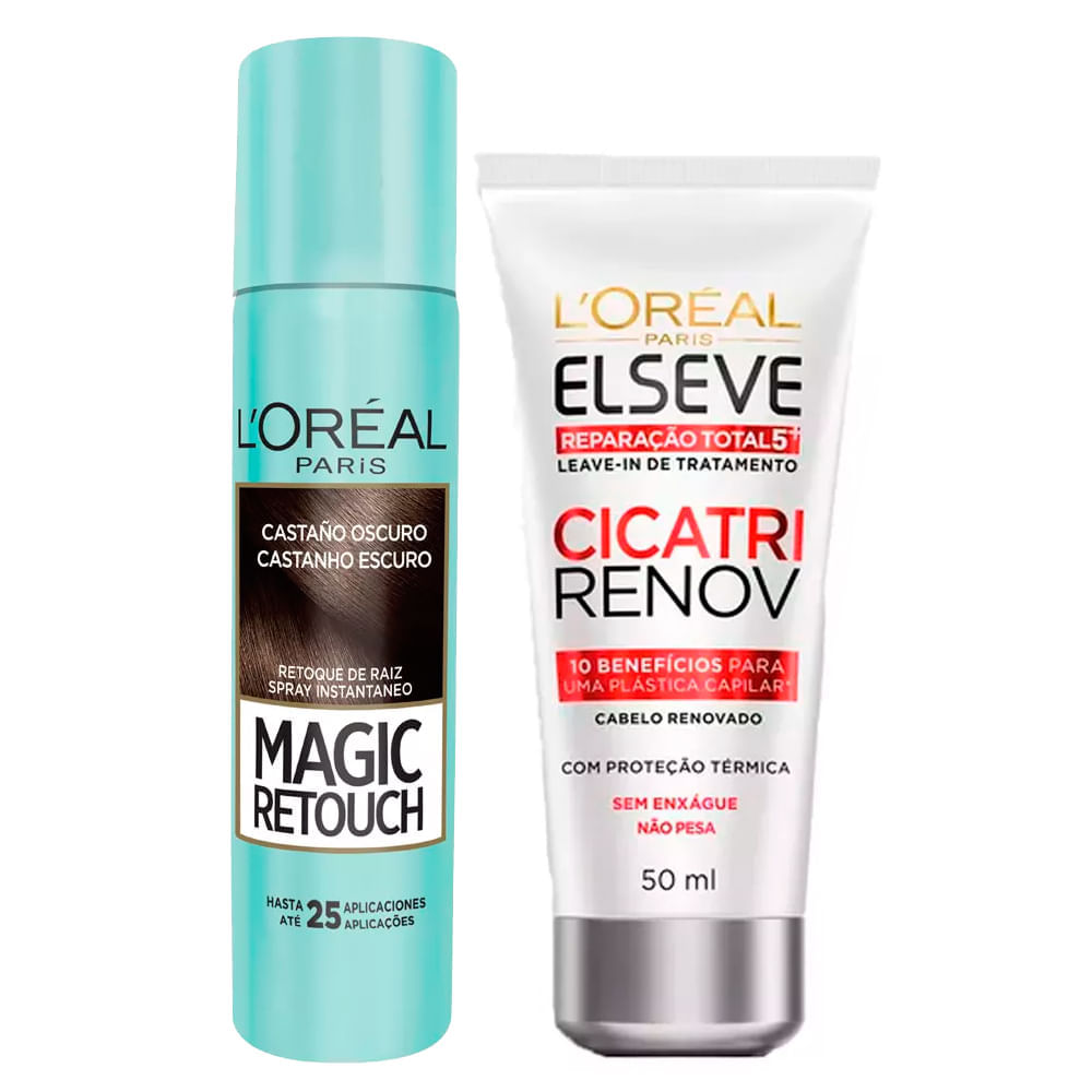 LOréal Paris Magic Retouch + Cicatri Renov Kit - Corretivo Instantâneo + Leave-in