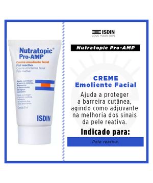 Creme Facial Isdin - Nutratopic Pro-AMP 50ml