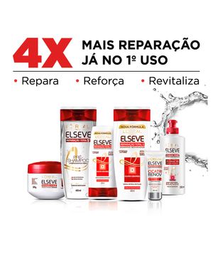 Kit Elseve Reparação Total 5+ L’Oréal Paris - Shampoo + Condicionador + Cicatri Renov