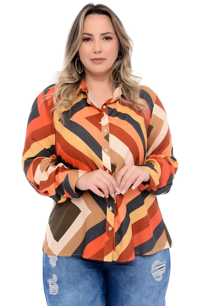 modelos de camisas plus size