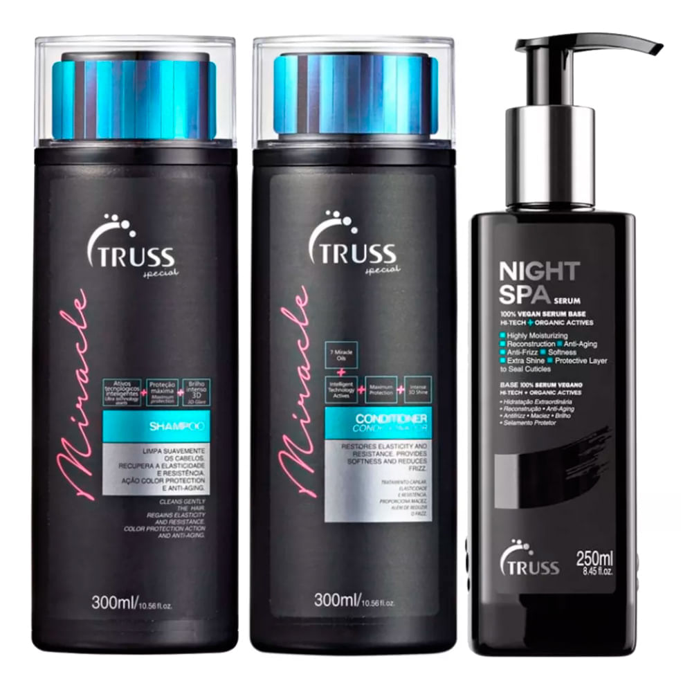 Truss Professional Miracle Kit - Sh + Cond + Sérum