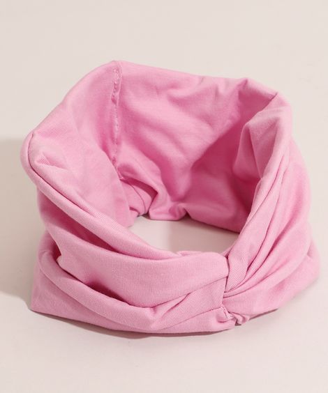 faixa de cabelo rosa