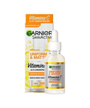 Sérum Facial Antimarcas Garnier Uniform & Matte Vitamina C - 30ml 30ml