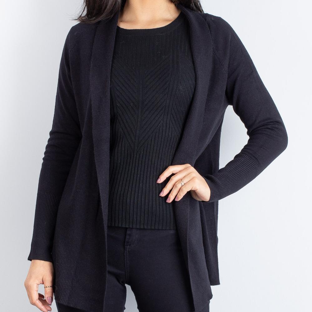 cardigan preto cea