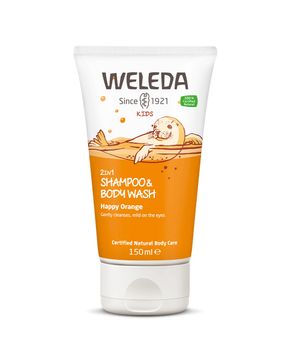 Weleda Happy Orange 2 em 1 – Shampoo e Sabonete 150ml