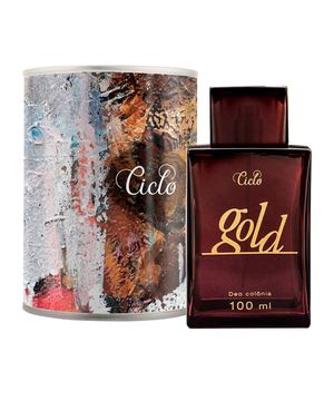 Gold Ciclo Cosméticos Perfume Masculino Deo Colônia Lata 100ml