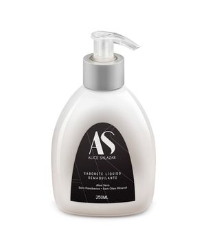 Sabonete Líquido Facial Alice Salazar – Sabonete Líquido Demaquilante 250ml