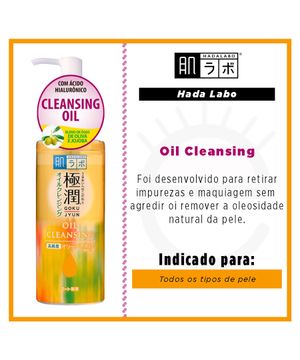 Limpador Facial Hada Labo Gokujyun Oil Cleansing 200ml