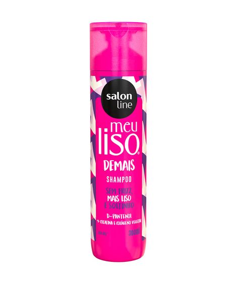 Shampoo Meu Liso Demais Salon Line único