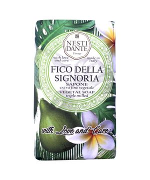 Sabonete em Barra Nesti Dante -  With Love and Care Figo e Frangipani 250g