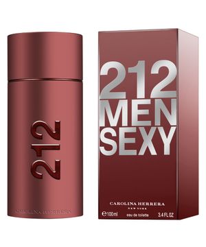 212 Sexy Men Carolina Herrera Perfume Masculino Eau de Toilette 100ml