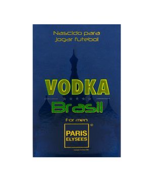 Vodka Brasil Blue Paris Elysees Perfume Masculino Eau de Toilette 100ml