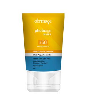 Protetor Solar Facial Dermage – Photoage Water FPS50 40g