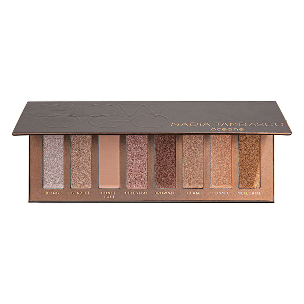 Paleta de Sombras Nádia Tambasco By Océane - Glow To Go 17,1g Sim