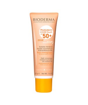 Protetor Solar Facial Bioderma Photoderm Cover Touch FPS 50+ Claro