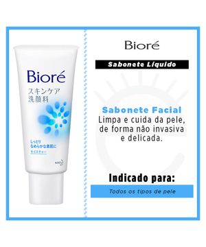 Sabonete Líquido Facial Bioré - Sabonete De Limpeza Facial 60g