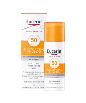 Protetor Solar Facial Eucerin - Sun Fluido Anti-Idade FPS 50 50ml