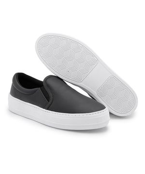 Tênis Slip on Casual Confort Feminino Flat Form Tenehi