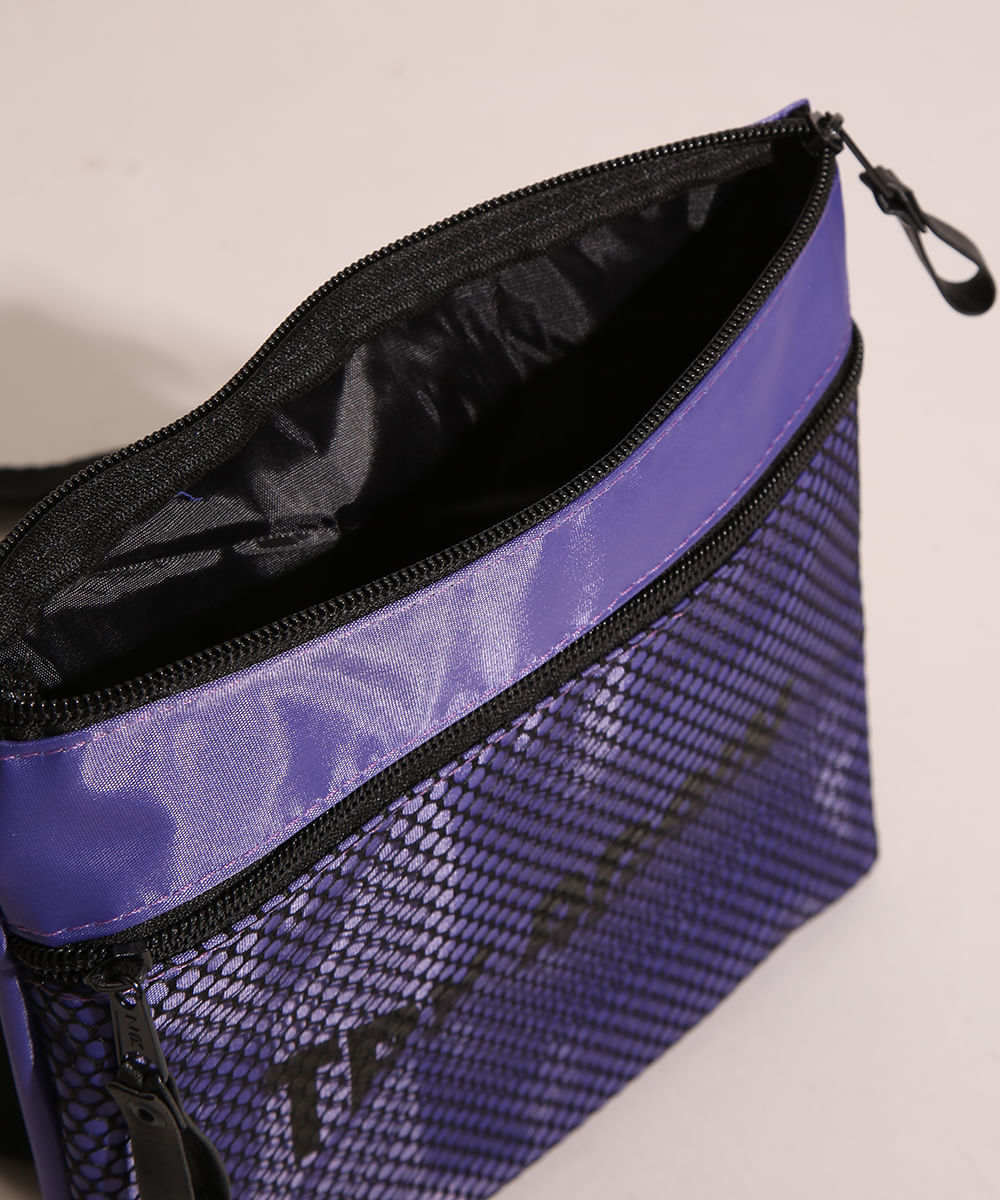 Shoulder Bag Masculina "Try Again"  Roxa