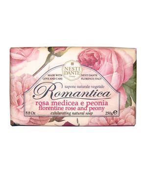 Romântica Rosas Florentinas com Essências de Peônia Nesti Dante - Sabonete Perfumado em Barra 250g