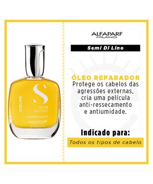 Alfaparf Milano Sublime Cristalli Liquid - Óleo Capilar 50ml