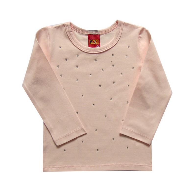 blusa manga longa infantil kyly