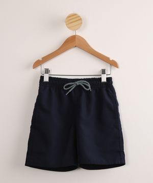 Bermuda Surf Infantil Básica  Azul Marinho