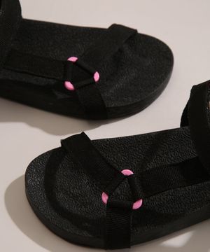 Papete Infantil com Velcro Palomino Preta