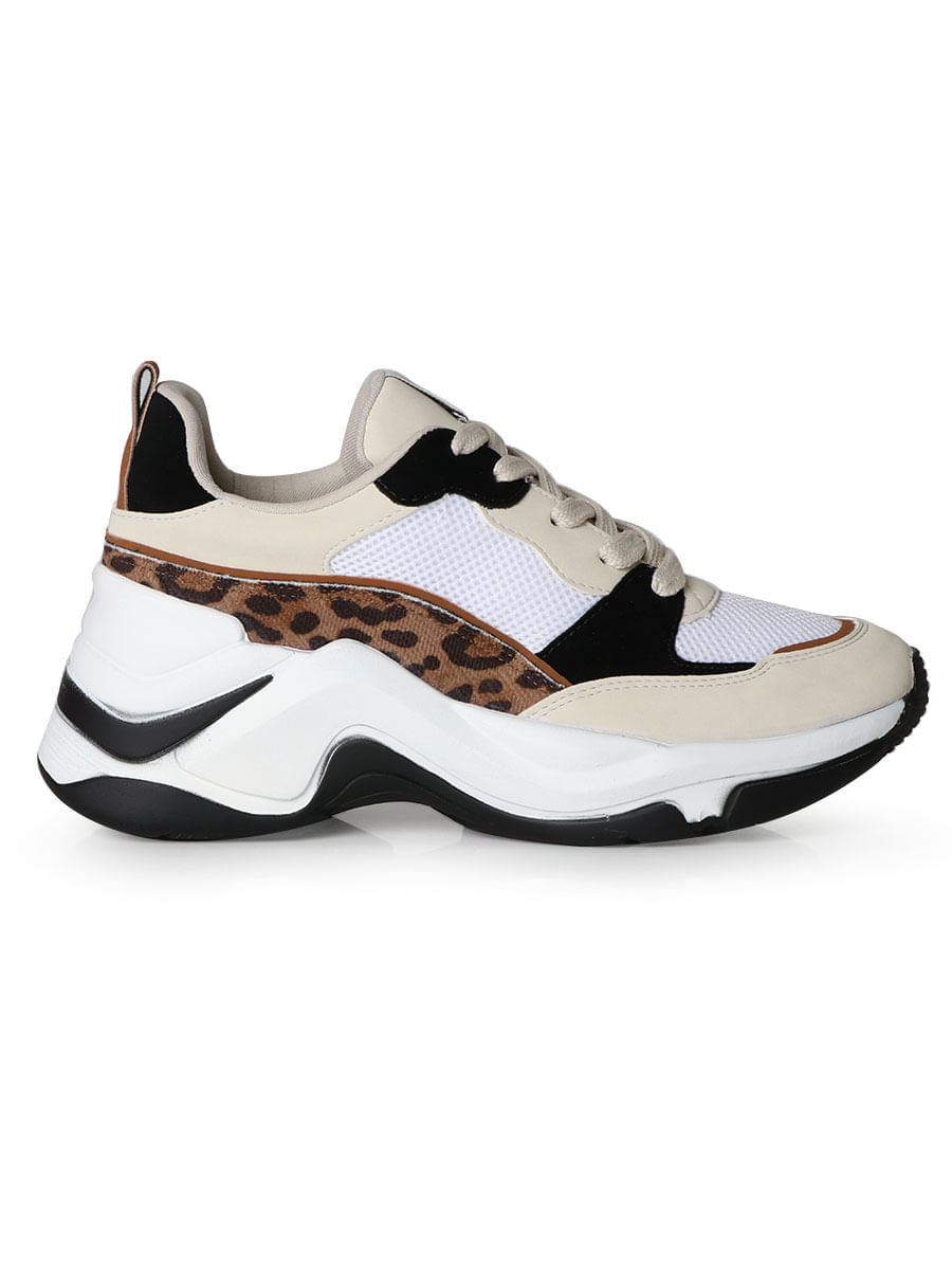 Tênis Chunky Feminino Via Marte Animal Print