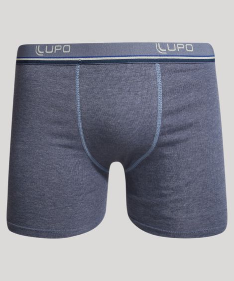 Cueca Masculina Lupo Boxer Azul
