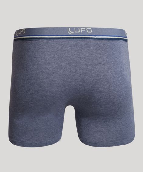 Cueca Masculina Lupo Boxer Azul