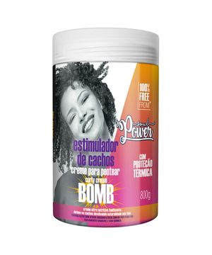 Soul Power Curly Cream Bomb – Creme para Pentear para Cachos 800g