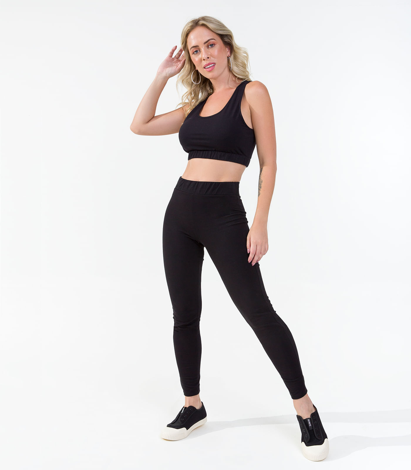 Bermuda Legging Belmento para Academia Suplex Cos Alto - Feminina