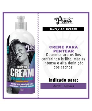 Ativador de Cachos Soul Power - Curly On Cream 500ml