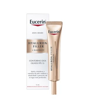 Creme Anti-idade Eucerin Hyaluron-Filler + Elasticity Olhos FPS 15 15ml