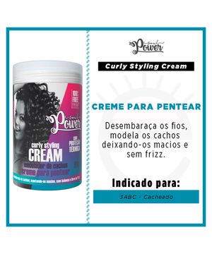 Modelador de Cachos Soul Power - Curly Styling Cream 800g