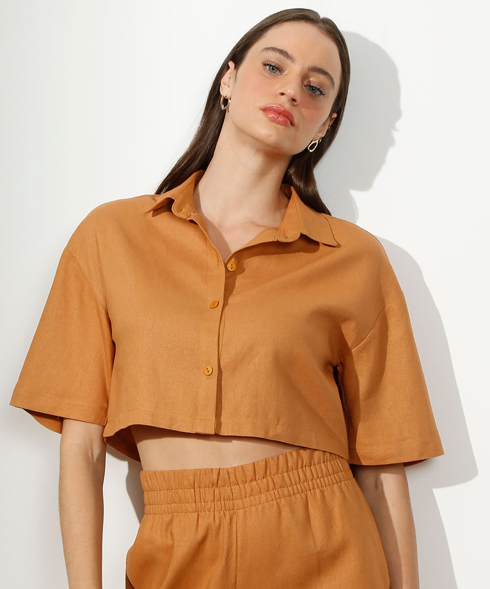 camisa linho cea