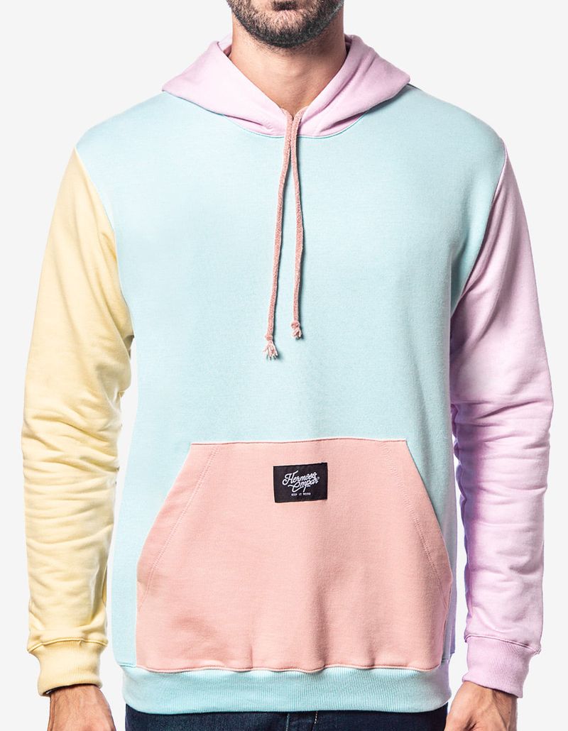 Moletom cor hot sale pastel