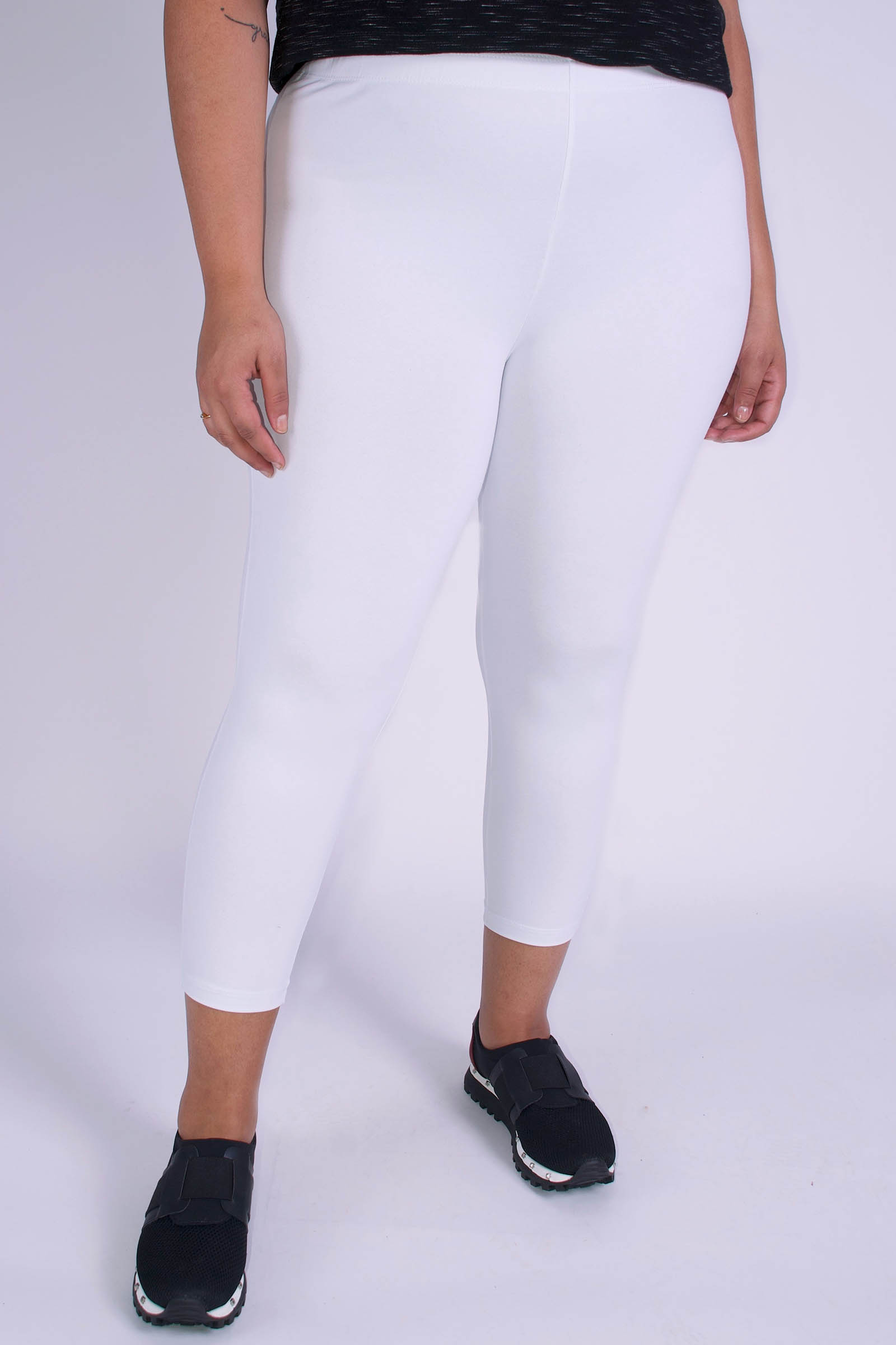 calça legging plus size branco - C&A
