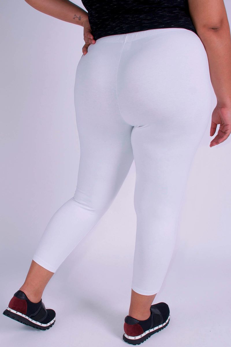 Calça Legging de Algodão Plus Size CLIQUE AQUI