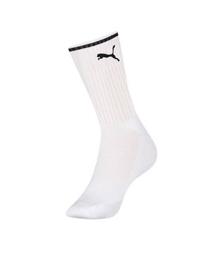 Meia Masculina Puma Esportiva Cano Longo Branco/Preto