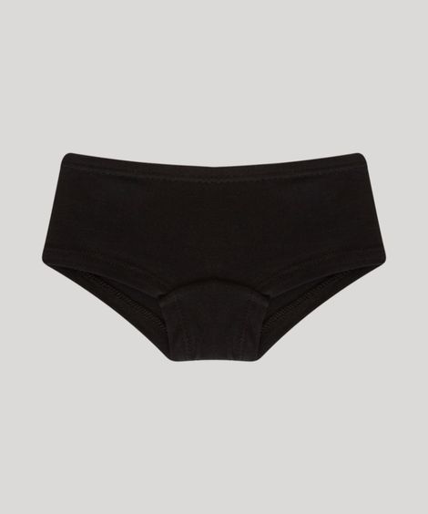 kit de 2 calcinhas boxer infantil multicor