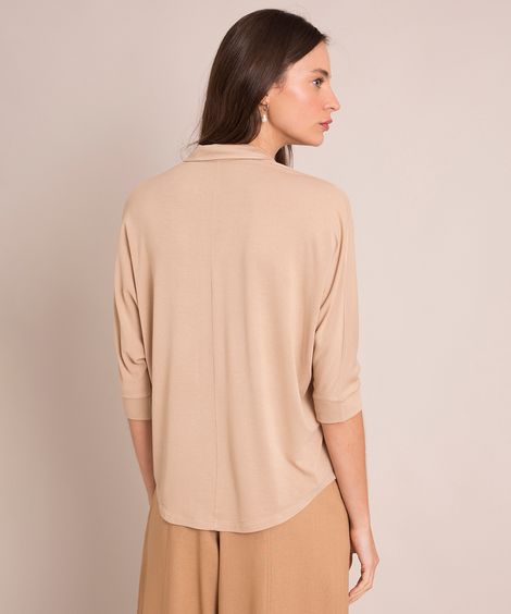 camisa manga longa kaki