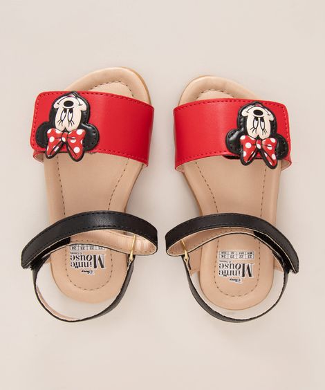 sandália infantil minnie mouse  multicor