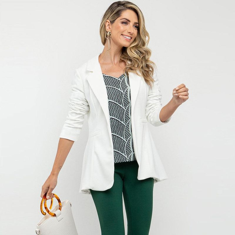 Blazer Feminino Acinturado